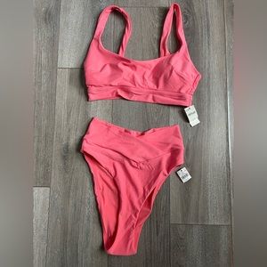 Aerie crossover high waisted bikini